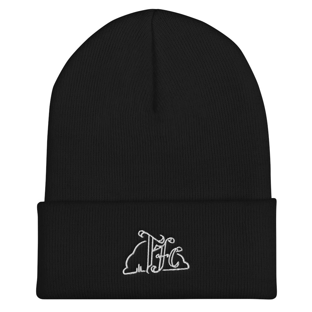 "Classic Black" -- Cuffed Beanie
