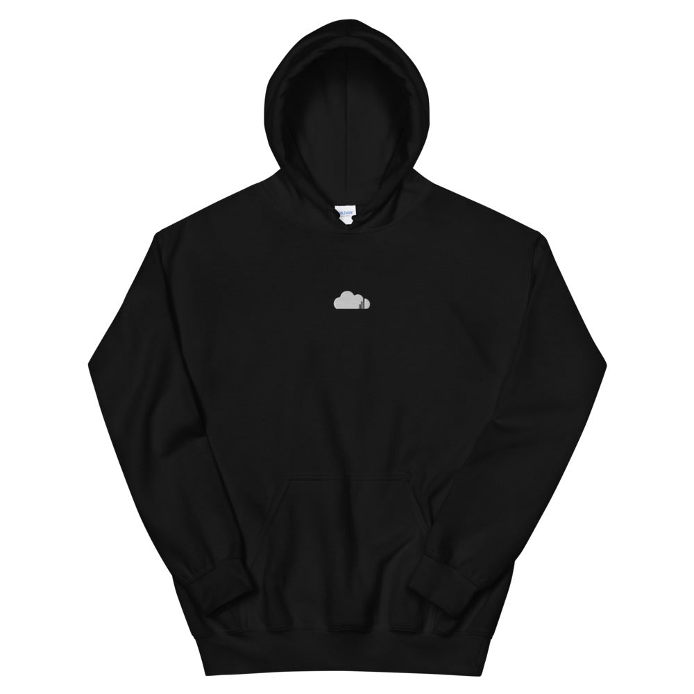 Black Embroidered TFC Logo Hoodie