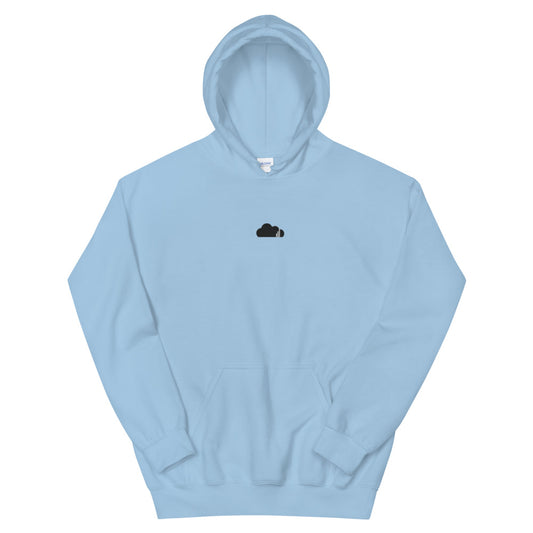 Ice Blue Embroidered TFC Logo Hoodie