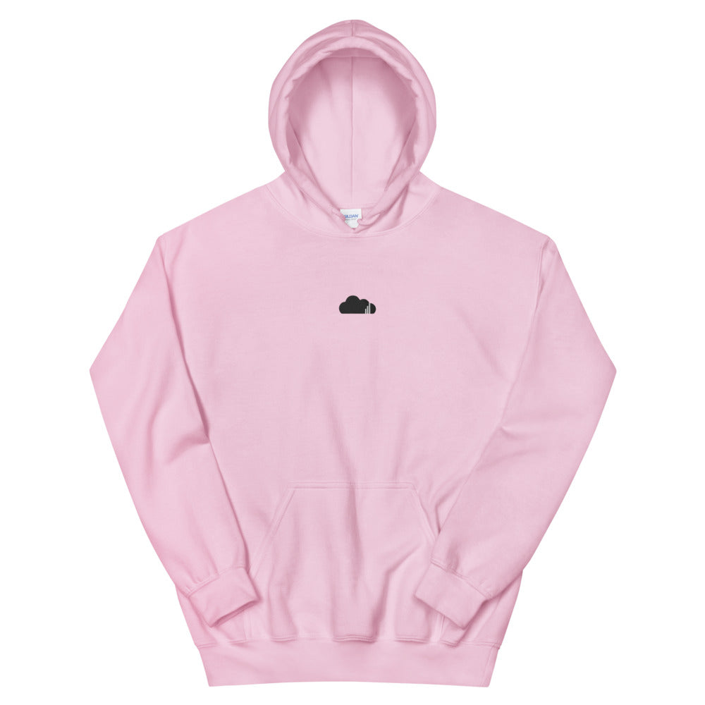 Baby Pink Embroidered TFC Logo Hoodie